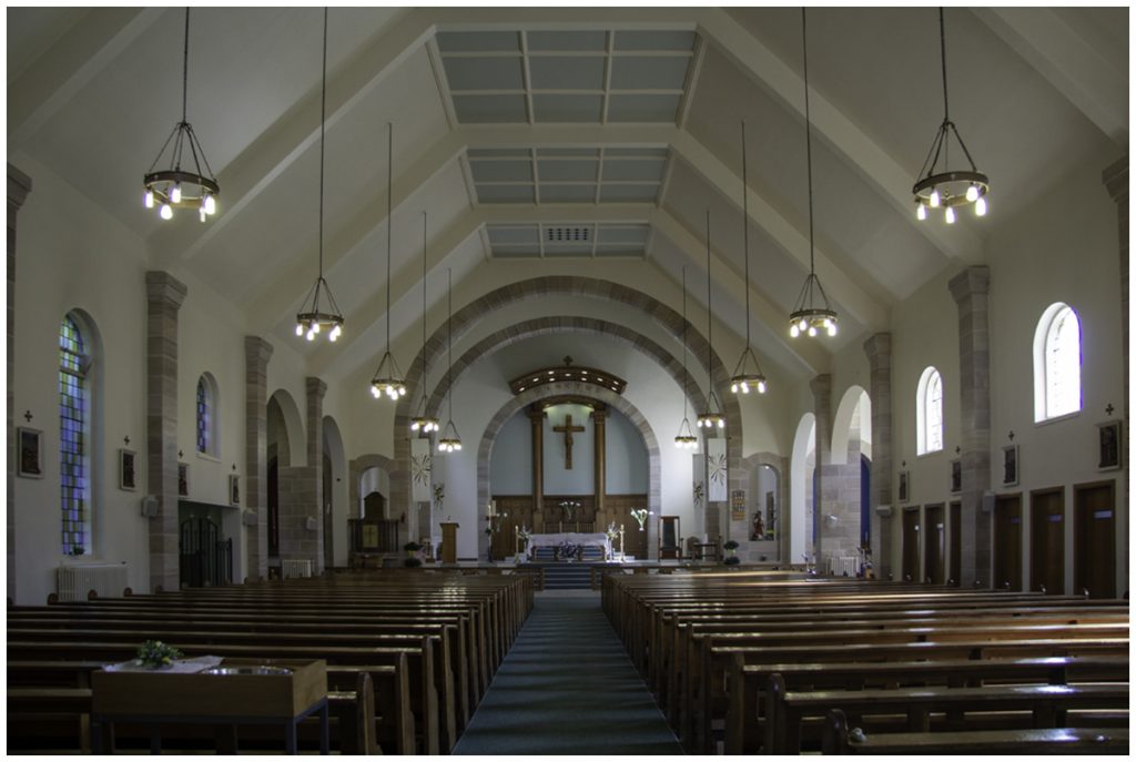 Interior of St Mark's church Rutherglen